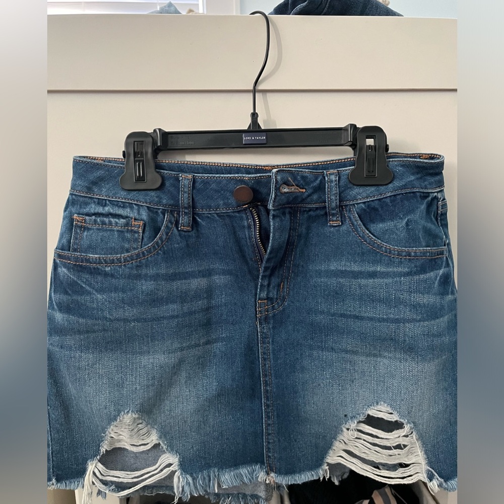 Denim skirt, size SMALL